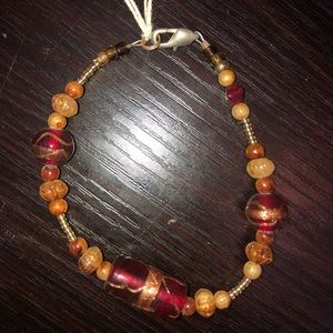 Warm Colored Beaded Bracelet